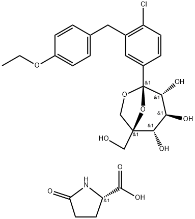 Ertugliflozin L-pyroglutamic acid