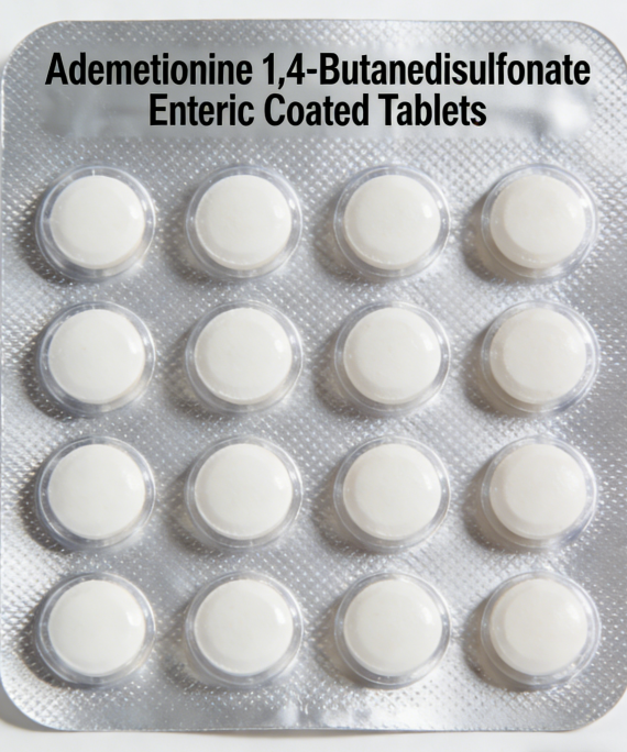 Ademetionine 1，4-Butanedisulfonate Enteric Coated Tablets-0.5g BE、