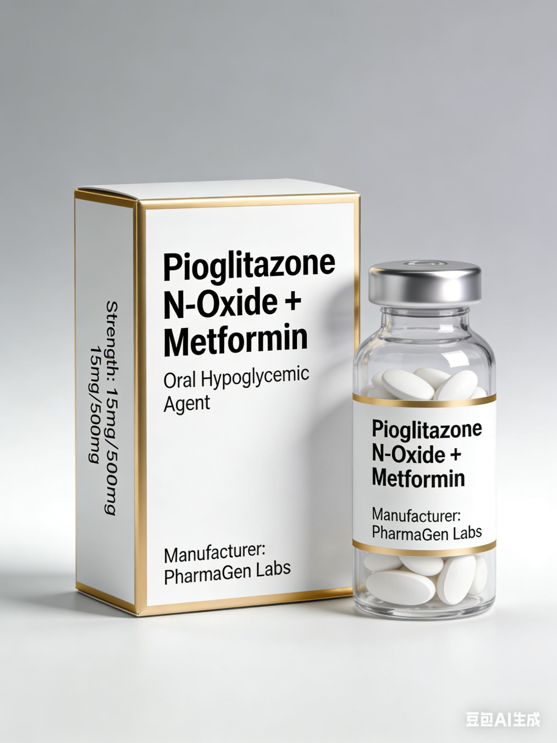 Pioglitazone N- Oxide+metforin Tablet 15mg/500mg