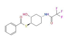 S-((1R,2R,4R)-2-hydroxy-4-(2,2,2-trifluoroa cetamido)cyclohexyl)benzothioate